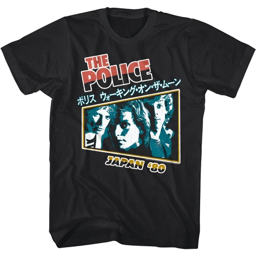 The Police Reggatta de Blanc Japan Tour 1980 Herren T-Shirt Sting - Bild 1 von 3