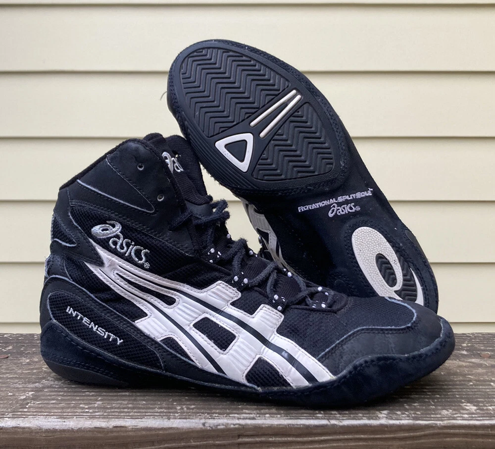 Mens Size 11 ASICS Intensity Rare Wrestling Shoes Black eBay