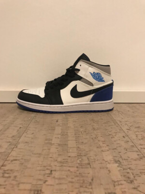 Air Jordan 1 MID SE ''Game Royal Black Toe'' Größe 40,5 NEU