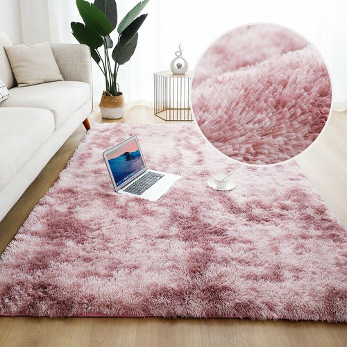 Fluffy Rugs Large Shaggy Rug Bedroom Living Room Anti Slip Soft Carpet Floor Mat - Picture 33 of 38