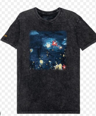Coldplay Christmas Lights T-shirt New, Limited Edition, Genuine Coldplay Merch