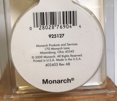 Monarch Pricemarking Labels for Garvey 22-88 - 3 Rolls 2 Line White 925127 New - Picture 5 of 6