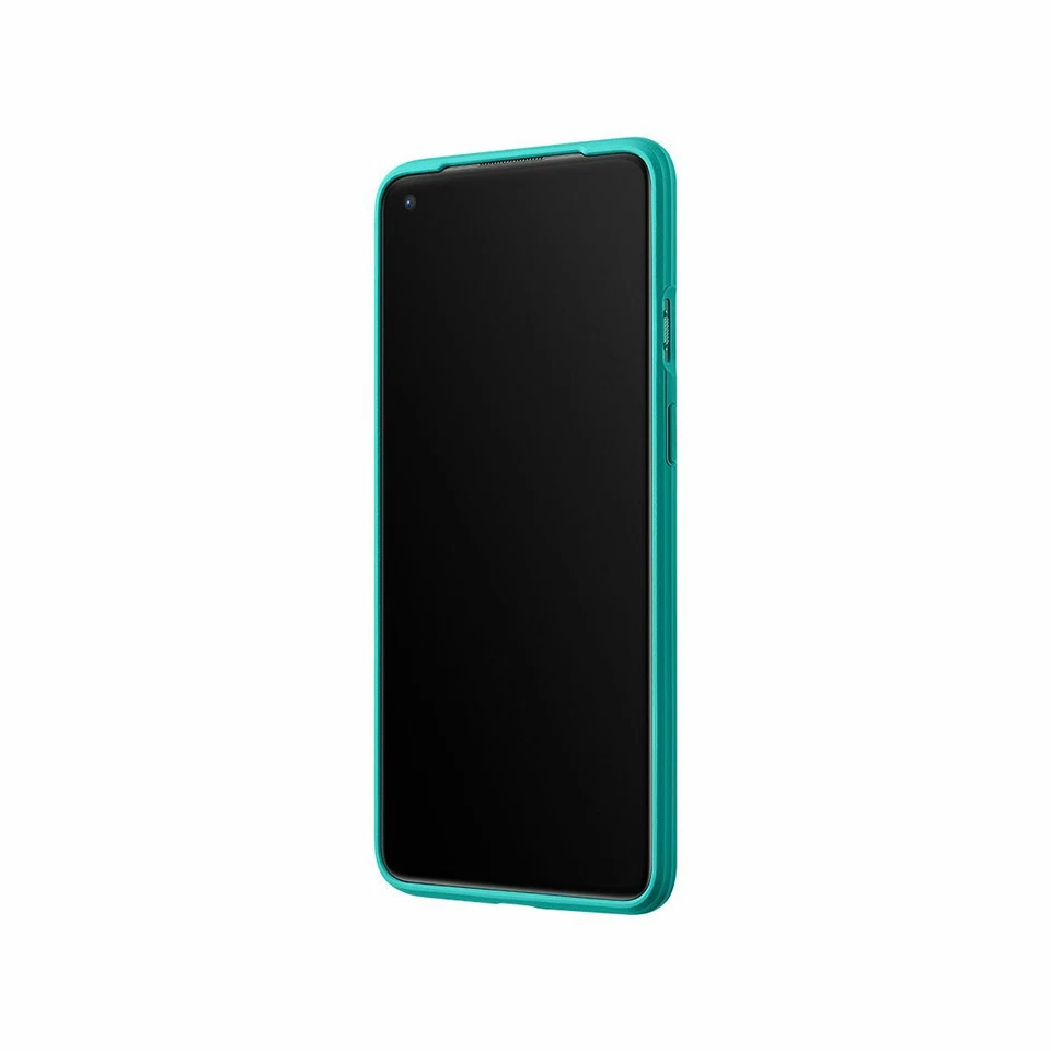 Funda protectora trasera original oficial OnePlus 8T arenisca cian parachoques Foto 4 de 4
