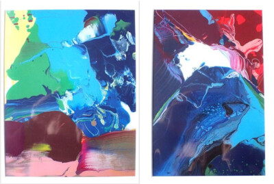 Stell-Es-Auf! GERHARD RICHTER ''Sindbad'' 30x40! D O P P E L S E I T I G !