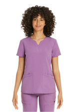SCRUBSTAR STRETCH V-NECK ETHICAL FABRIC WOMEN'S SCRUB TOP - Size - M