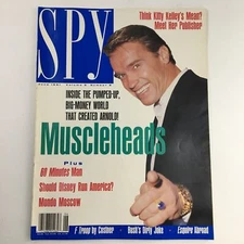 Spy Magazine June 1991 Arnold Schwarzenegger & Kitty Kelley & Kevin Costner, VG