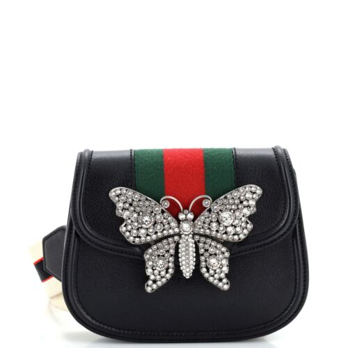 Gucci Totem Shoulder Bag Leather Small Black - image 1