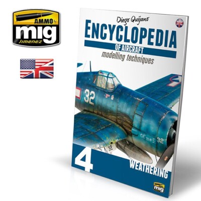 Mig ammo #6053 Encyclopedia of Aircraft Modelling Techniques VOL.4 : Weathering
