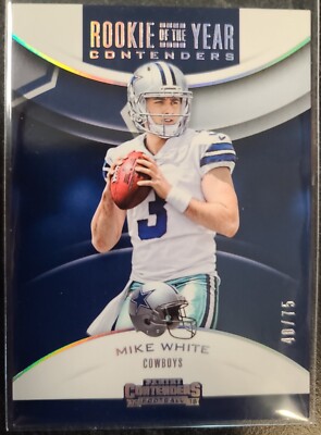 2018 Panini Contenders Mike White Rookie of the Year Contenders #40/75 RC RYA-MW