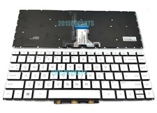 New HP Pavilion x360 14-dh 14m-dh 14t-dh 14-dq 14s-dq Keyboard Backlit Silver US