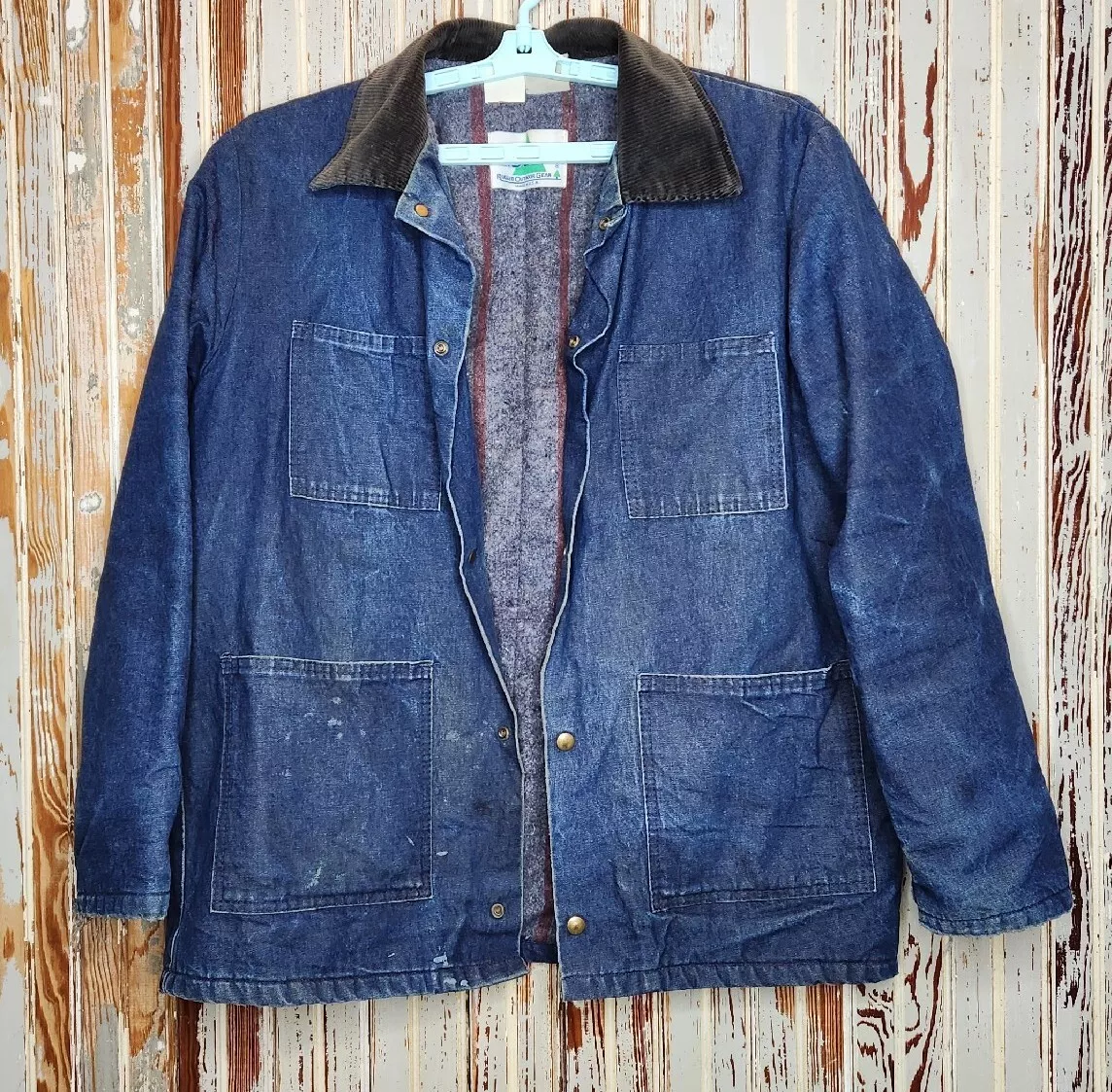 Liberty denim chore best sale coat