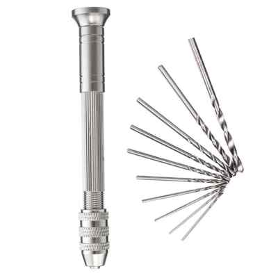 MINI HANDBOHRER STIFTENKLÖBCHEN KLEIN BOHRER MODELLBAU FEINMECHANIKER