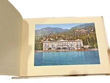 Villa D' Este Cernobbio Lac de Como Italy Souvenir Booklet Color Lake Images