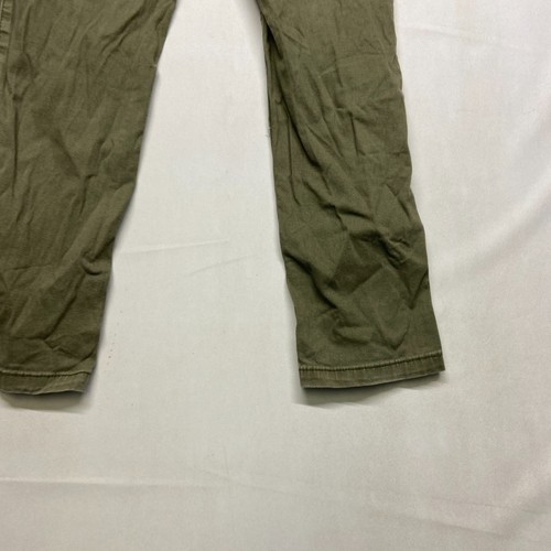 Levi's Cargo Pants Youth 12 Green Cotton Stretch Mid Rise Pockets Drawstring - Picture 14 of 18