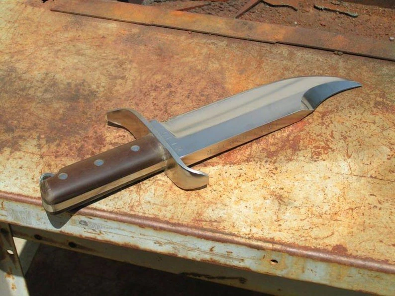 Hecho a mano The. Cuchillo Bowie de peso pesado cuchillo de caza histórico cuchillo coleccionable Foto 2 de 4