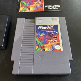 Abadox The Deadly Inner War  and Manual  NES Game (Nintendo, Nes )  Great Lable