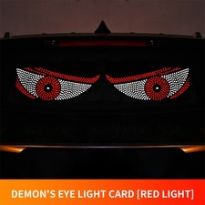 Devils Eye Led Car Eye Light Truck Dynamic Diy Flash Smile Face For Car Window