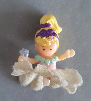 ULTRA Rare Variation Vintage Bluebird 1996 Polly Pocket Totally Flowers Twirler