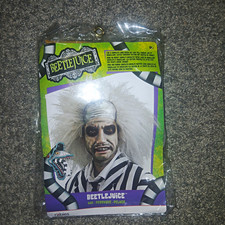 Rubies Beetlejuice White Straight Costume Wig...