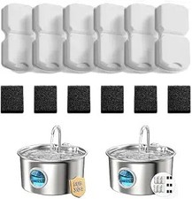 Cat Water Fountain Filter: 12 Cat Fountain Filter Replacement - 3 Months Set of