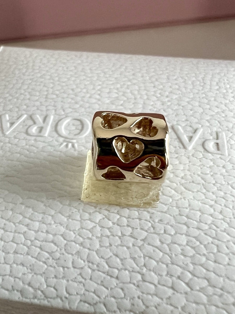 Pandora 14k Yellow Gold Tunnel of Love Charm #750299 G585 ALE