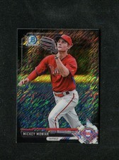 2017 Bowman Chrome Mini Prospects Black Shimmer Refractor Mickey Moniak /100