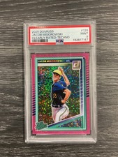 2025 Donruss #128 Jacob Misiorowski MINT Clearly Rated-Techno /5 POP 1