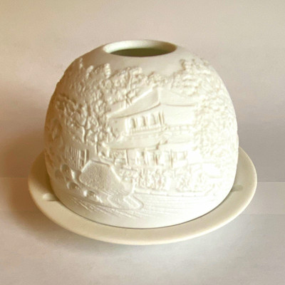 Bernardaud Limoges Porcelain Candle Holder with Base