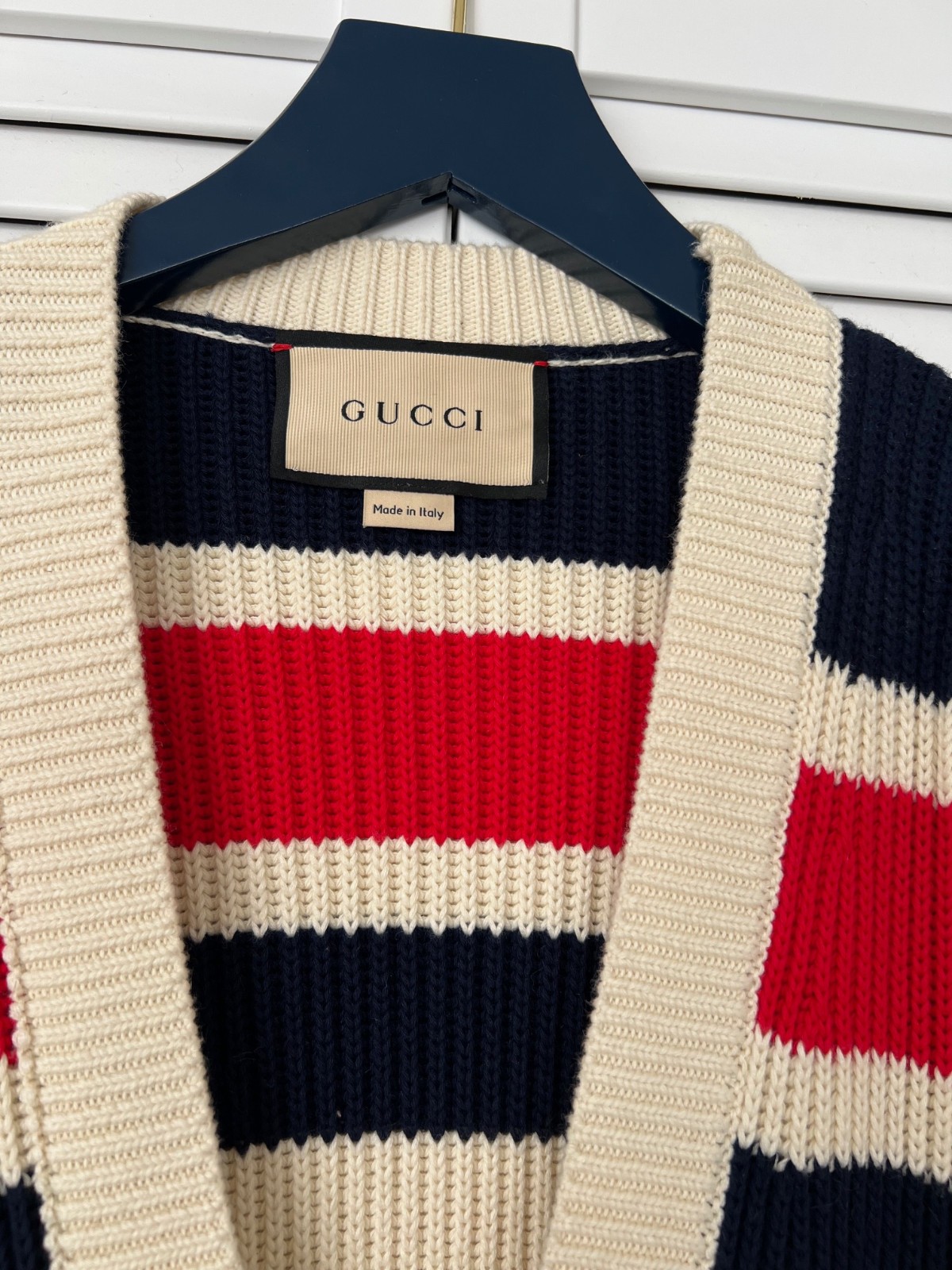 AUTHENTIC GUCCI INTERLOCKING G COTTON CARDIGAN SI… - image 3