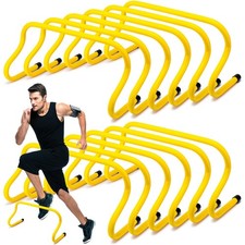 Wettarn 12x 9" Speed Training Agility Hurdles for Athletes - Durable, Portable