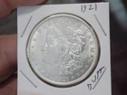 MORGAN SILVER DOLLAR 1921 FROSTY WHITE UNC NICE 90% SILVER DOLLAR