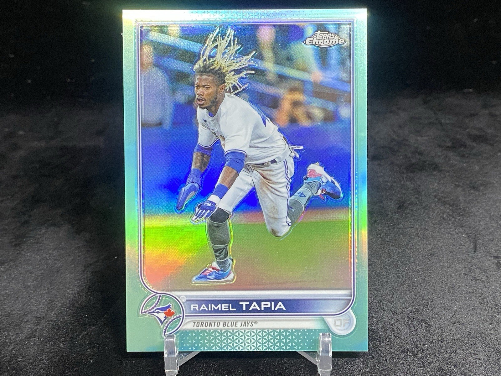 RAIMEL TAPIA 2022 TOPPS CHROME UPDATE #USC151 AQUA REFRACTOR /250 [ BLUE JAYS ]
