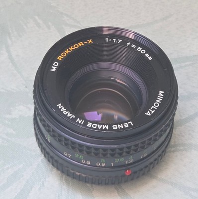 Minolta MD Rokkor-X 50mm 1:1.7 Objektiv Festbrennweite (Minolta MD)