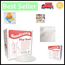 25 lbs Sparkling White Sand - Perfect for Early Childhood Sensory Activities