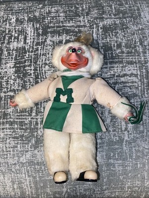Vintage Showbiz Pizza Place Mitzi Mozzarella Plush Doll 10''  Cheerleader