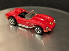 Hot Wheels Ferrari 250 Testa Rossa Convertible Red, Vintage 1990 Diecast Car