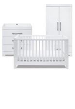 Silver Cross Notting Hill Complete Nursery Furniture Set, Cot, Draws, Cupboard
