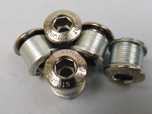 1 Satz - Stronglight Doppelkettenradschrauben ( Ref. 192 ) NOS Fahrrad L'eroica - Bild 2 von 3