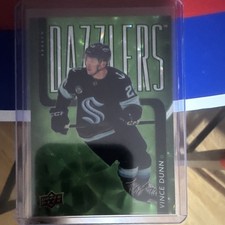 Upper Deck 2025-26 Series 2 Vince Dunn Dazzlers Green DZ-94 Seattle Kraken