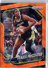 2025 Panini Prizm WNBA - Teaira McCowan #48 Orange Ice Prizm
