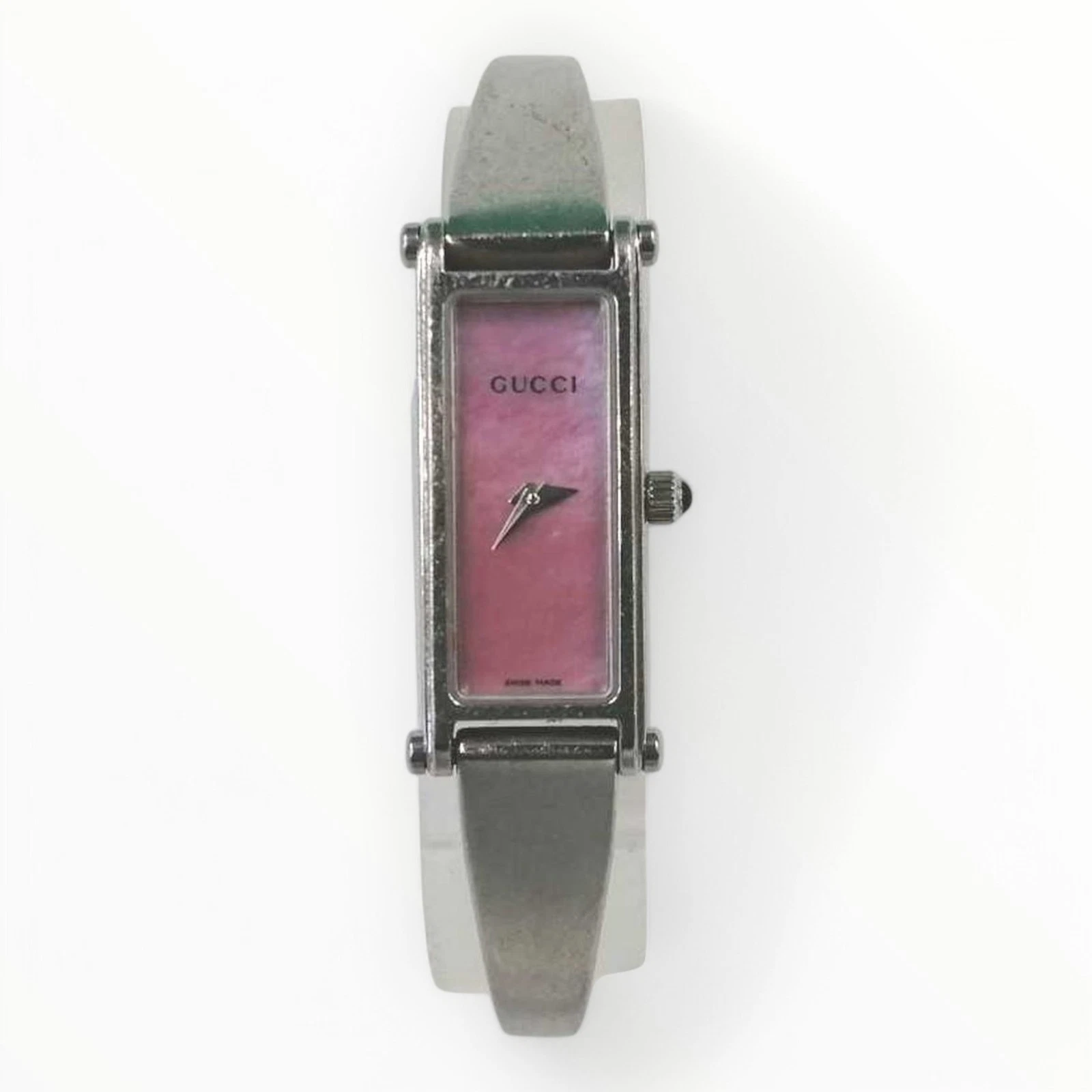 Montre Bracelet GUCCI 1500L Analogique Quartz Authentique Fonctionne Femme 1811