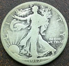 US 1917-S Obverse Walking Liberty Half  **