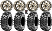 ITP Inertia Bdlk 15" Wheels Br +40mm 32" Rampage Tires Pioneer 1000 / Talon
