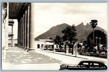 Nuevo Leon Mexico Postcard Plaza 5 de Mayo Monterrey c1940's RPPC Photo