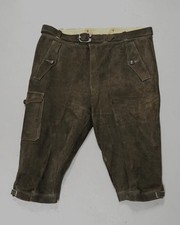 Kettner Lederhose Grösse 27 Herren Ziegen Velourleder Kniebund Jagd S935
