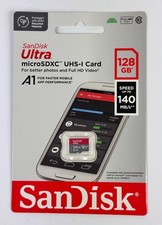 SanDisk Ultra MicroSDXC UHS-I Card with Adapter 128GB Brand New