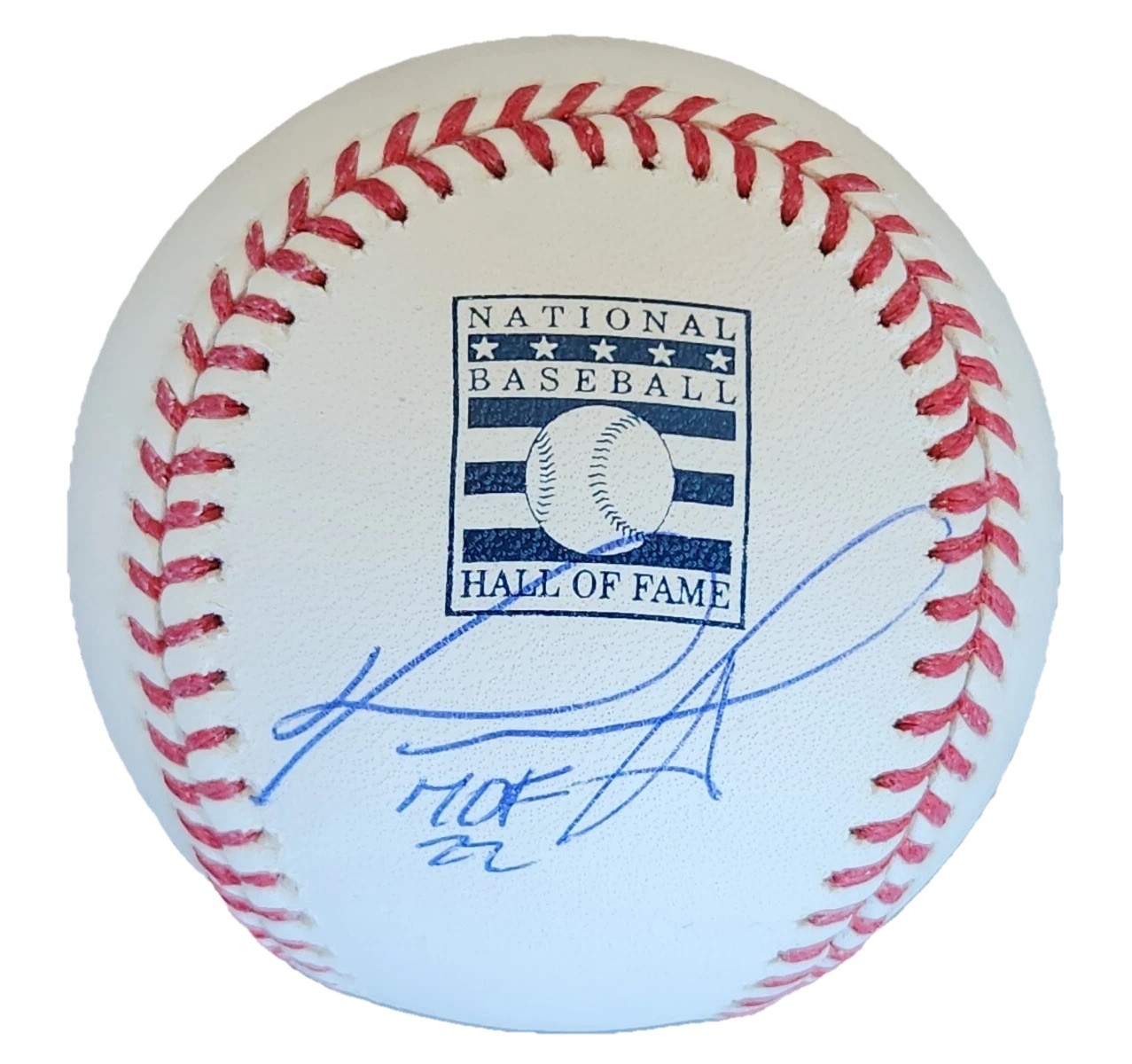 David Ortiz Autographed Signed Boston Red Sox "HOF 22" Hall of Fame Baseball - Beckett QR code 