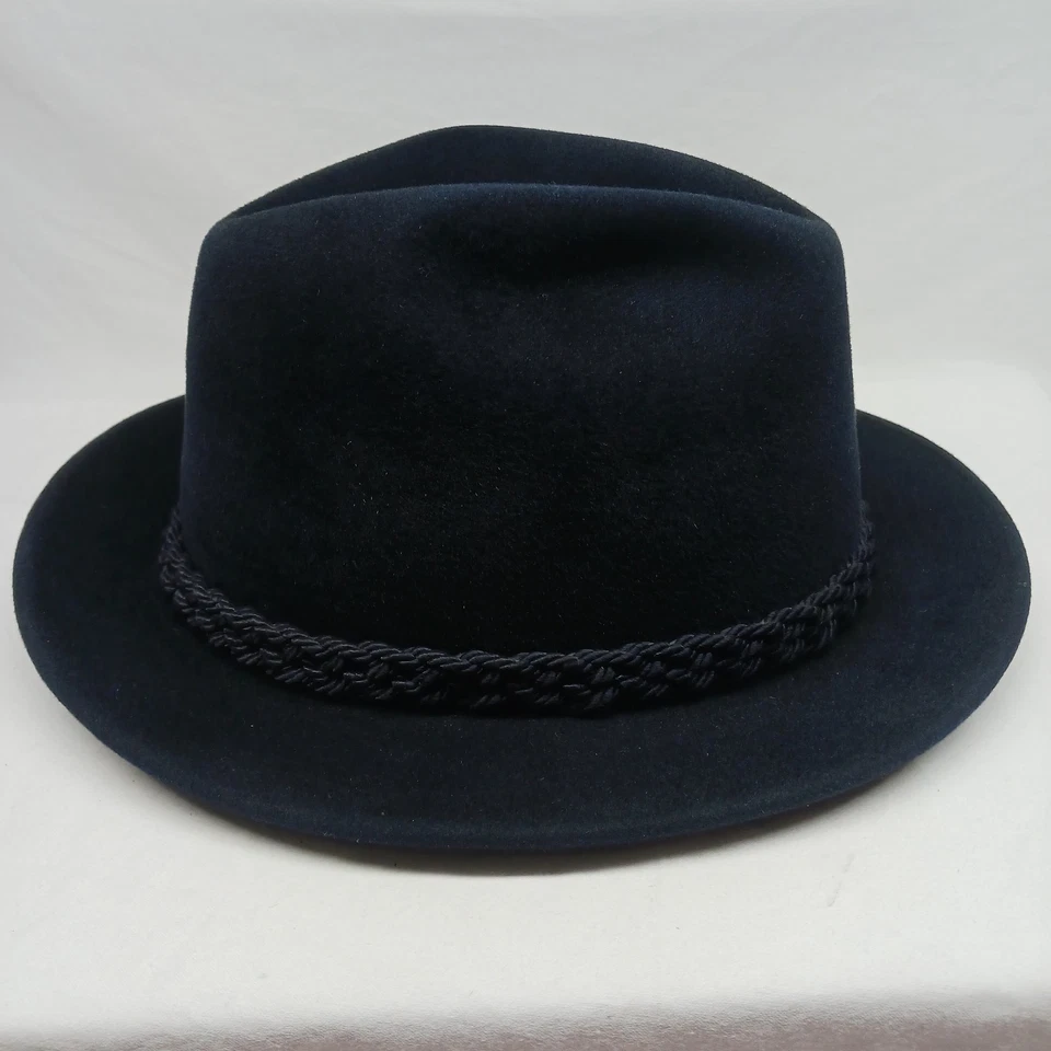 Винтажная шляпа Stetson The Sovereign D4200 Charger размер 7 1/4 темно-синяя - Изображение 2 из 4