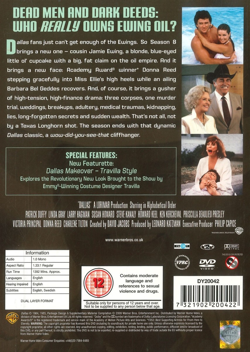 その他 Dallas: Complete Eighth Season [DVD] Dallas: The Complete Eighth Season (1984) DVD, Larry Hagman
