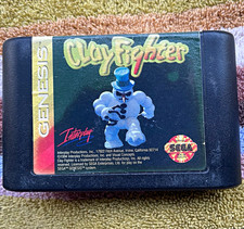 ClayFighter Sega Genesis Fighting 1994 game cartridge only